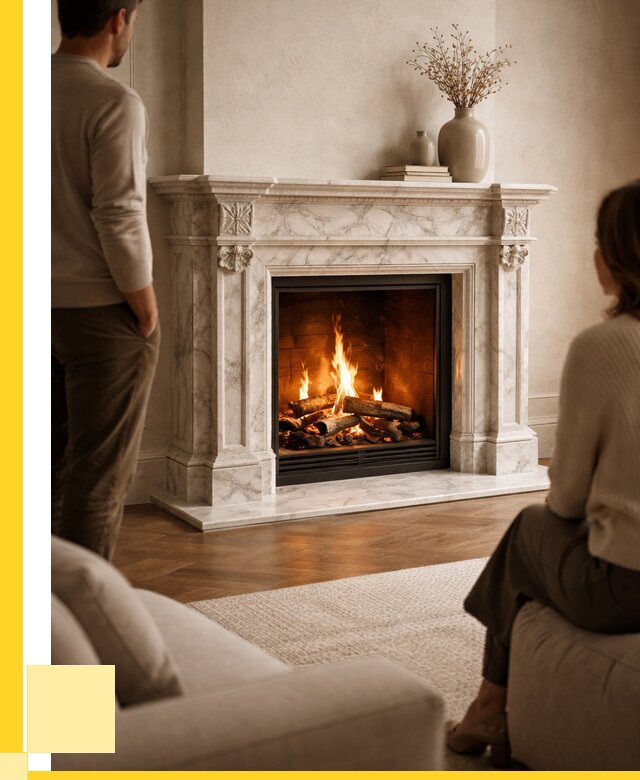 Мраморные камины под ключ в Хабаровске от 257200 р. | ЭриданХбр