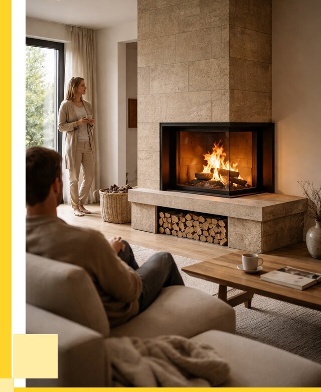 Угловые камины из кирпича установка в Хабаровске от 154320 р. ЭриданХбр