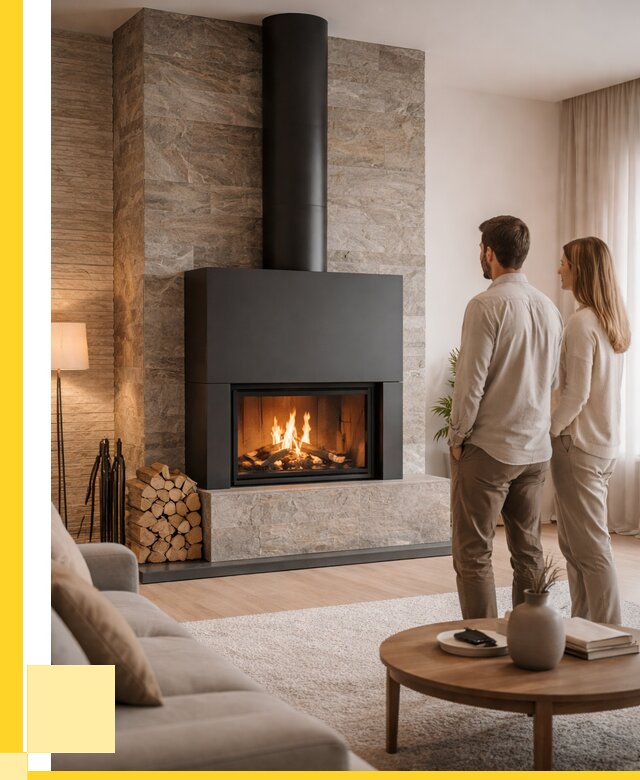 Закрытые камины под ключ в Хабаровске от 123456 р., ЭриданХбр