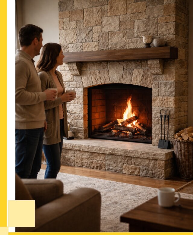 Каменные камины на заказ в Хабаровске от 185184 р. | ЭриданХбр