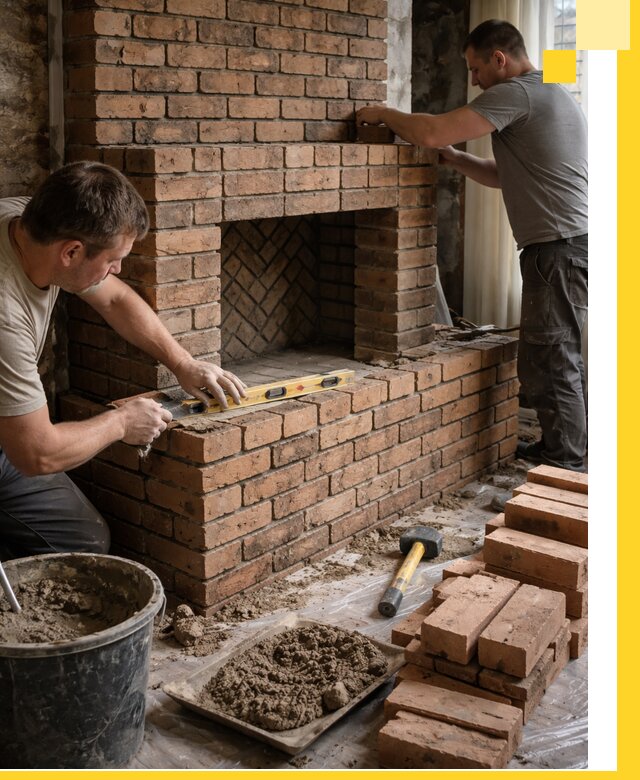 Изготовление и установка кирпичных каминов в Хабаровске