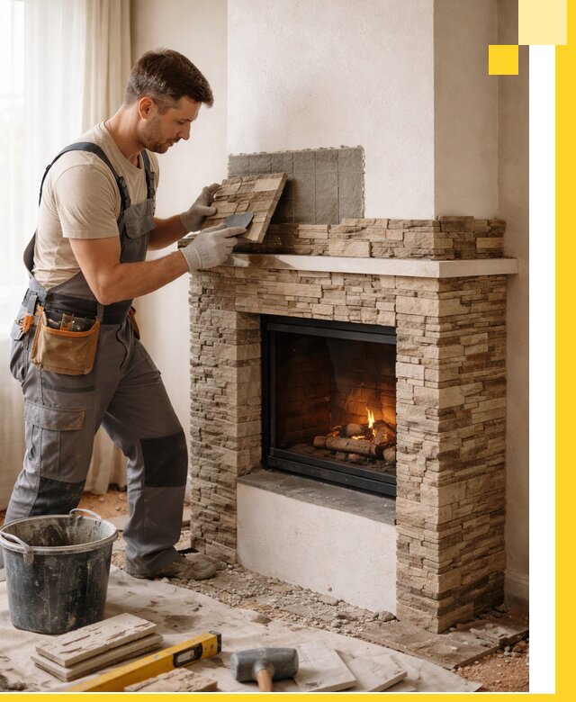 Изготовление и монтаж каминов для дома под ключ в Хабаровске