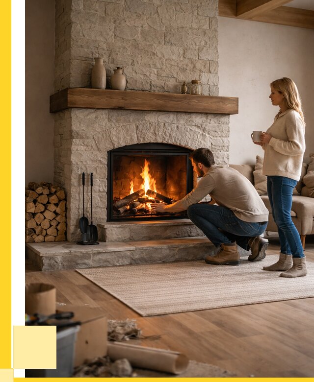 Камины для загородного дома в Хабаровске от 360080 р., ЭриданХбр