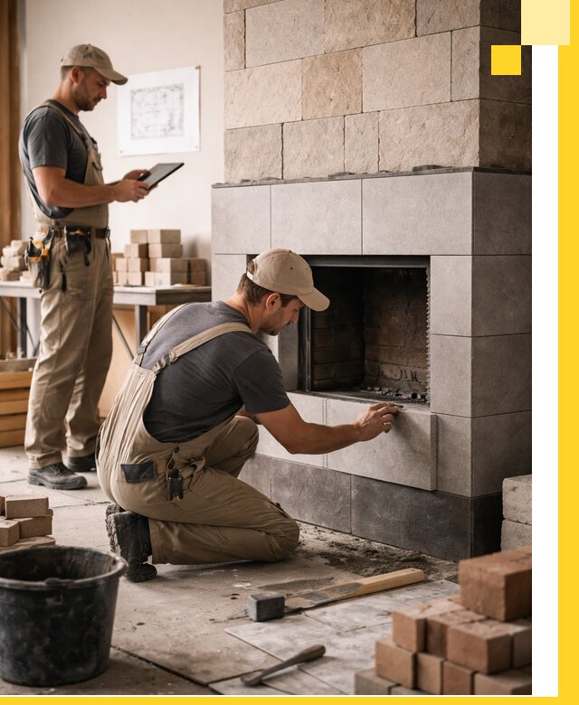 Индивидуальные проекты каминов и каминных систем в Хабаровске