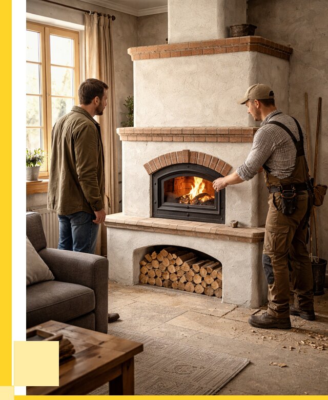 Печи камины в Хабаровске: кирпичные, изразцовые от 61728 р. | ЭриданХбр