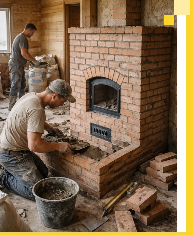 Профессиональное строительство печей в Хабаровске под ключ