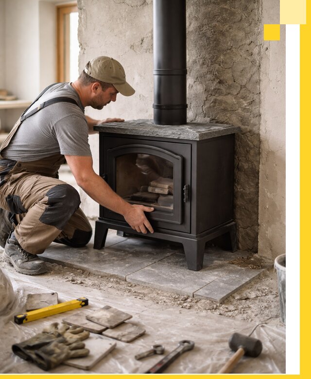 Профессиональный монтаж печей и каминов в Хабаровске под ключ