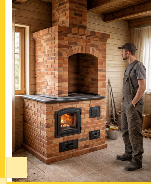 Кирпичные печи в Хабаровске: купить от 154320 р. | ЭриданХбр