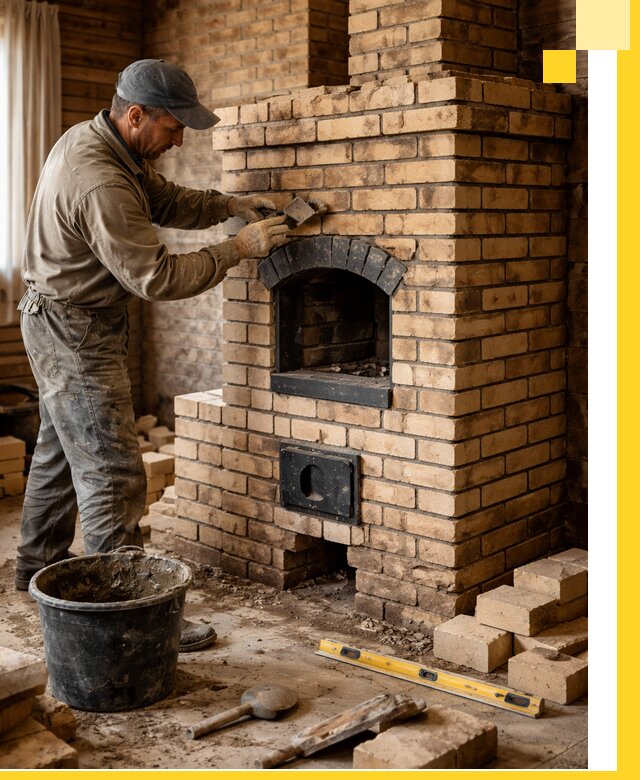 Кирпичные печи под ключ в Хабаровске: проектирование и кладка