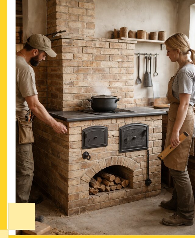 Варочно отопительные печи в Хабаровске от 92592 р. | ЭриданХбр