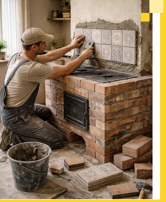 Печи с плитой на заказ монтаж гарантия и сервис в Хабаровске