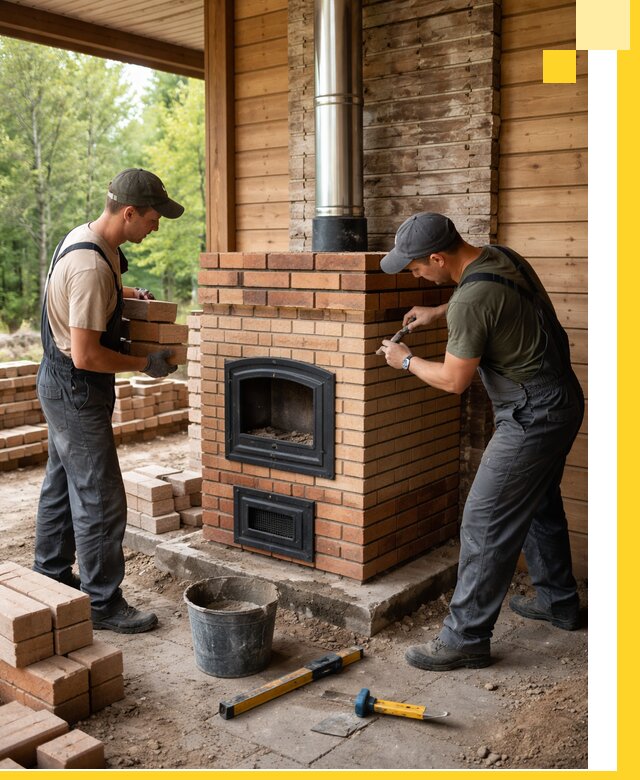 Производство и установка дачных печей под ключ в Хабаровске
