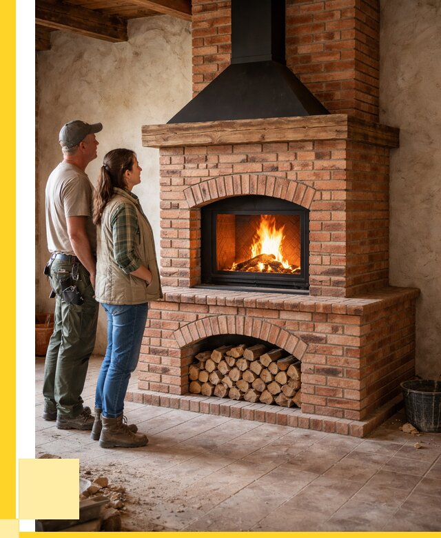 Печи камины из кирпича в Хабаровске от 123456 р. | ЭриданХбр