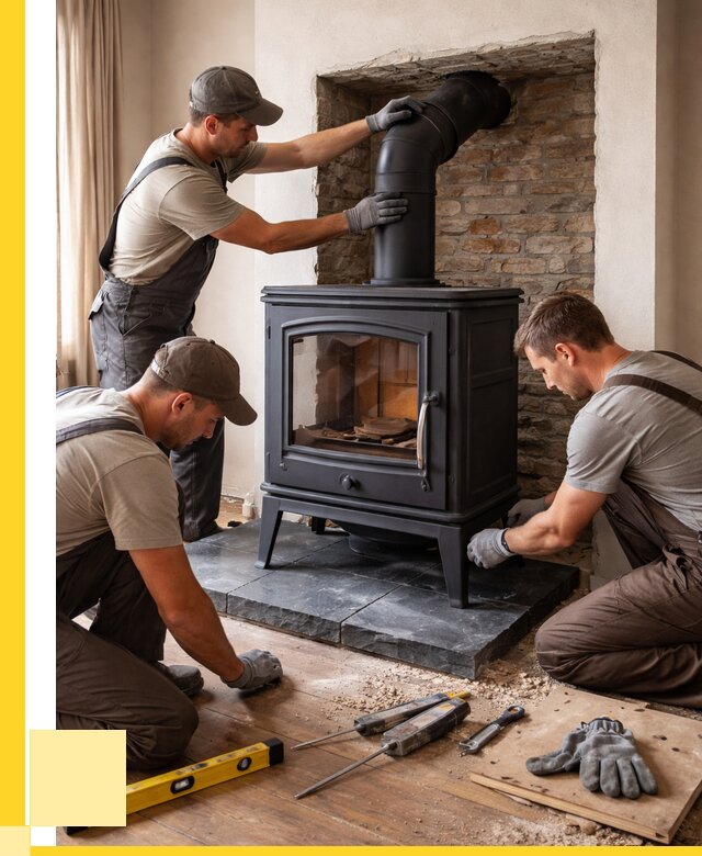 Монтаж печи камина в частном доме в Хабаровске от 25720 р. | ЭриданХбр