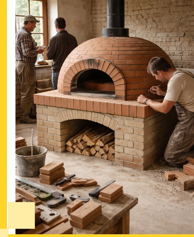 Помпейская печь дровяная для пиццы в Хабаровске | ЭриданХбр от 205760 р.