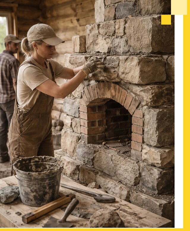 Каменные печи на заказ и монтаж в Хабаровске, долговечные решения