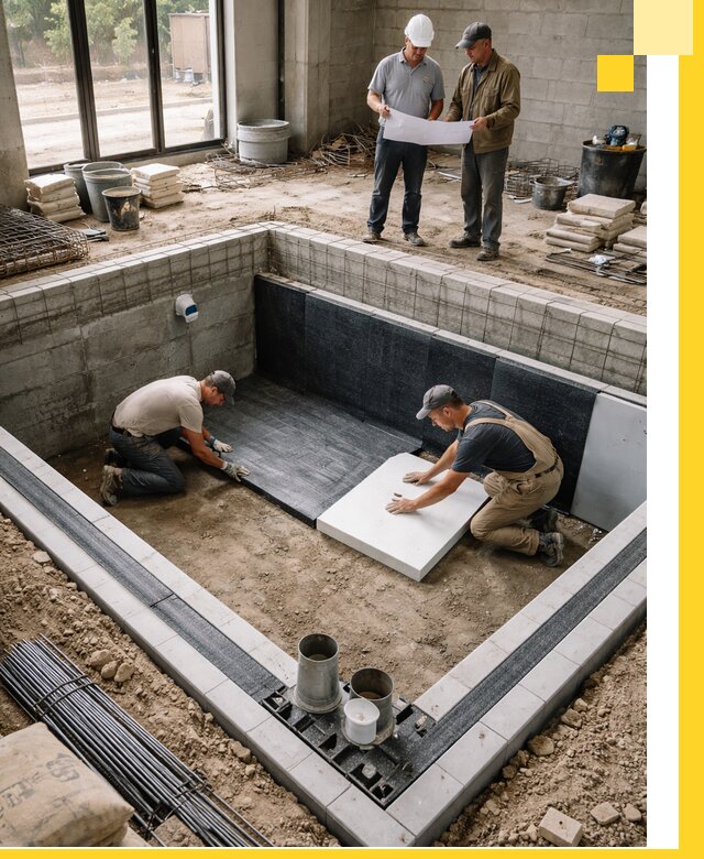 Проекты частных и общественных бассейнов под ключ в Хабаровске