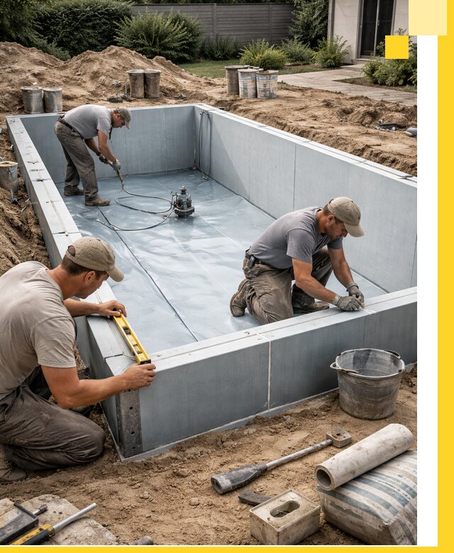 Профессиональный монтаж бассейнов под ключ в Хабаровске с гарантией