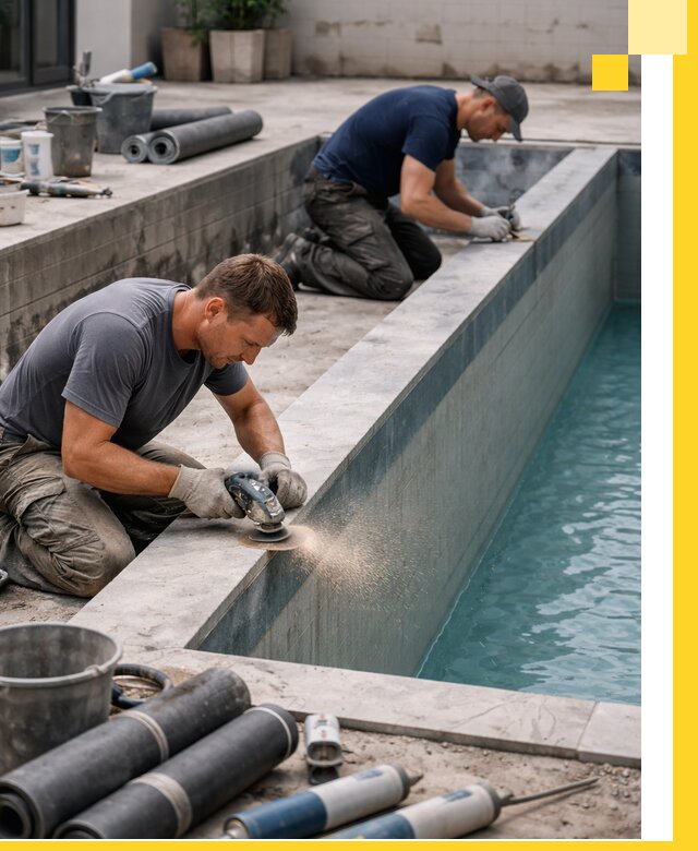 Профессиональный ремонт бассейнов под ключ в Хабаровске