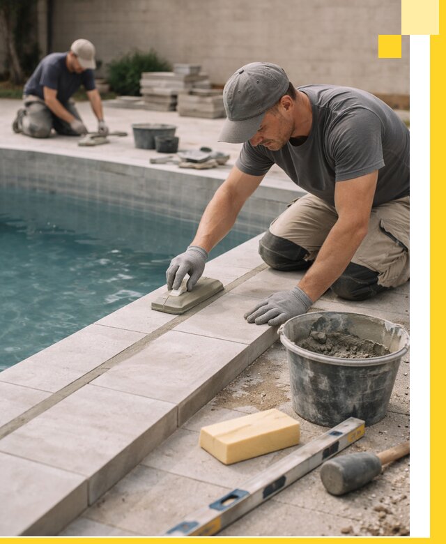 Отделка бассейнов в Хабаровске: декоративная отделка и гидроизоляция