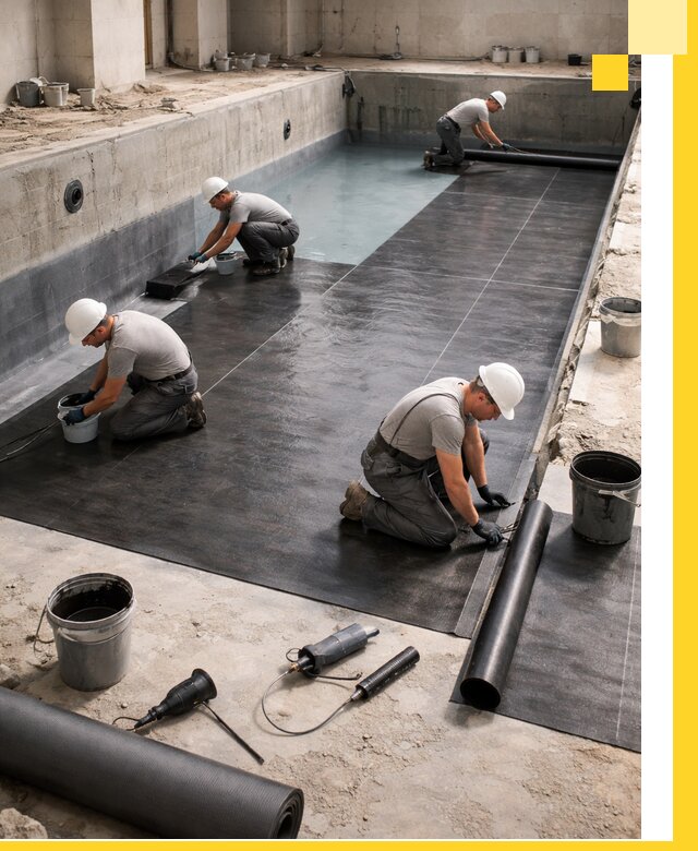 Профессиональная гидроизоляция бассейнов и чаш в Хабаровске под ключ