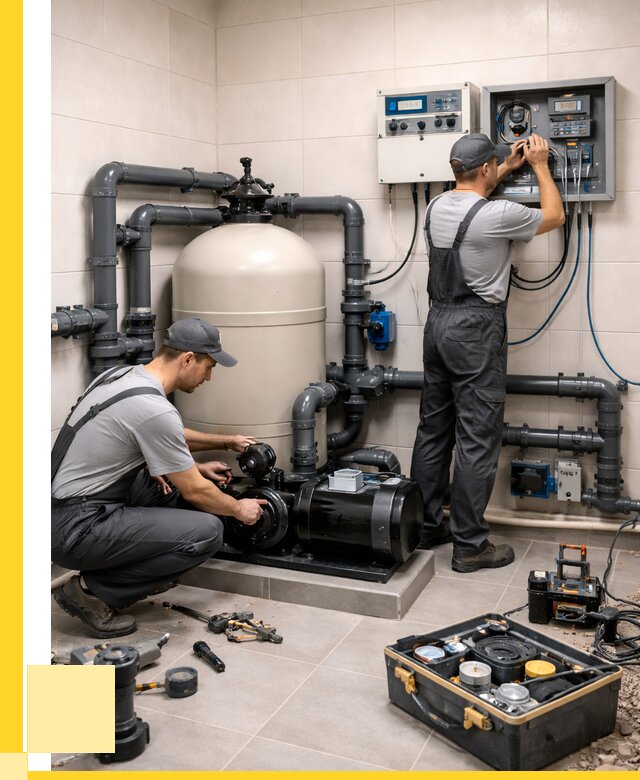 Монтаж оборудования для бассейнов в Хабаровске от 41152 р. | ЭриданХбр