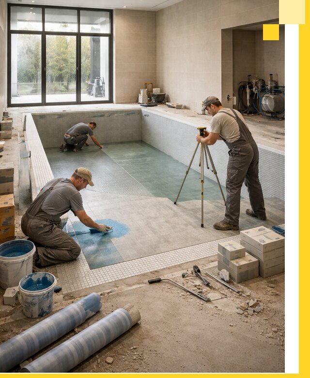 Проект и строительство закрытых бассейнов в Хабаровске под ключ