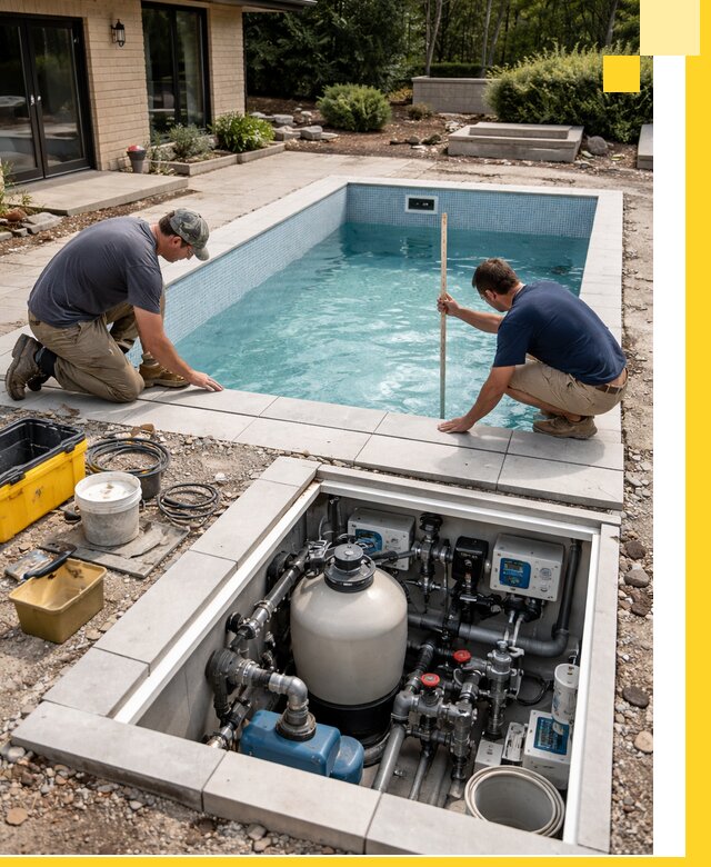 Строительство качественных домашних бассейнов под ключ в Хабаровске