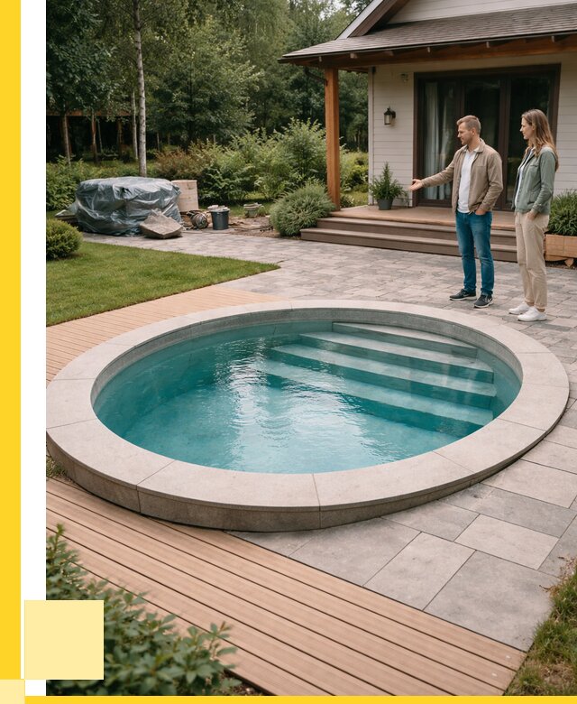 Бассейн на даче под ключ в Хабаровске от 205760 р., ЭриданХбр