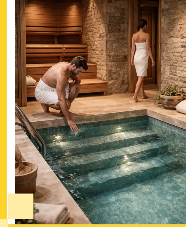 Сауна с бассейном под ключ в Хабаровске от 123456 р., ЭриданХбр