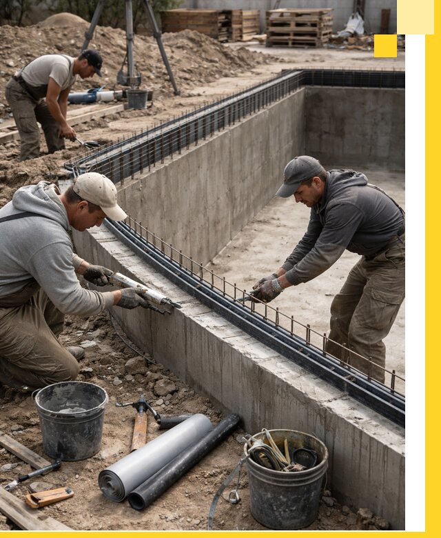 Качественный монтаж чаши бассейна в Хабаровске под ключ с гарантией