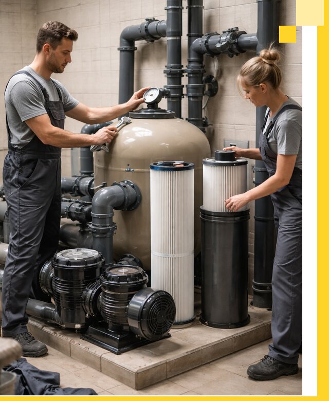 Фильтры и системы фильтрации для бассейнов в Хабаровске