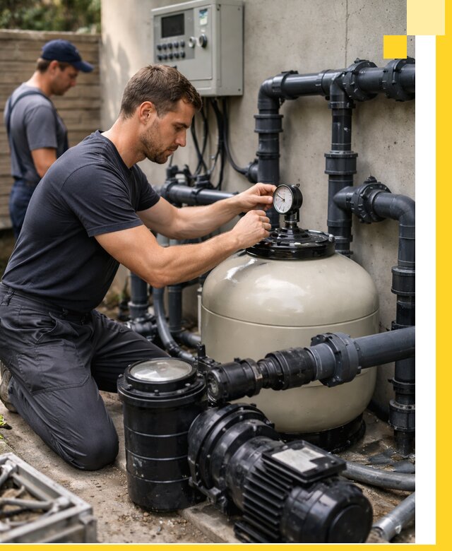 Поставка и монтаж фильтровального оборудования для бассейнов в Хабаровске