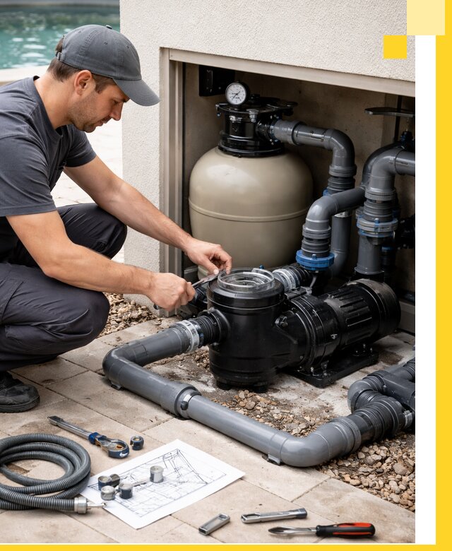 Поставка, монтаж и сервис насосов для бассейнов в Хабаровске