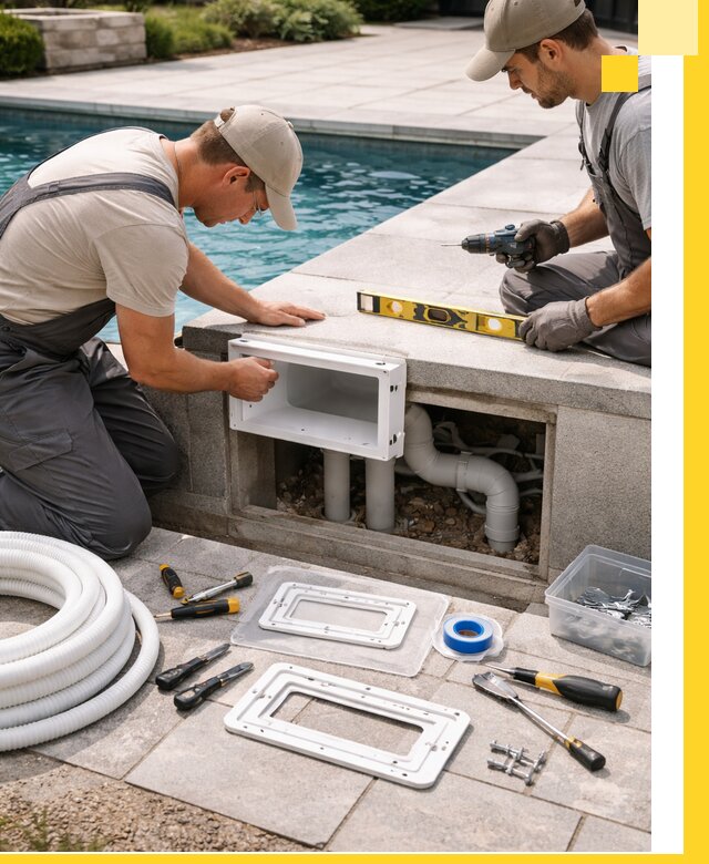 Поставка и установка скиммеров для бассейнов в Хабаровске