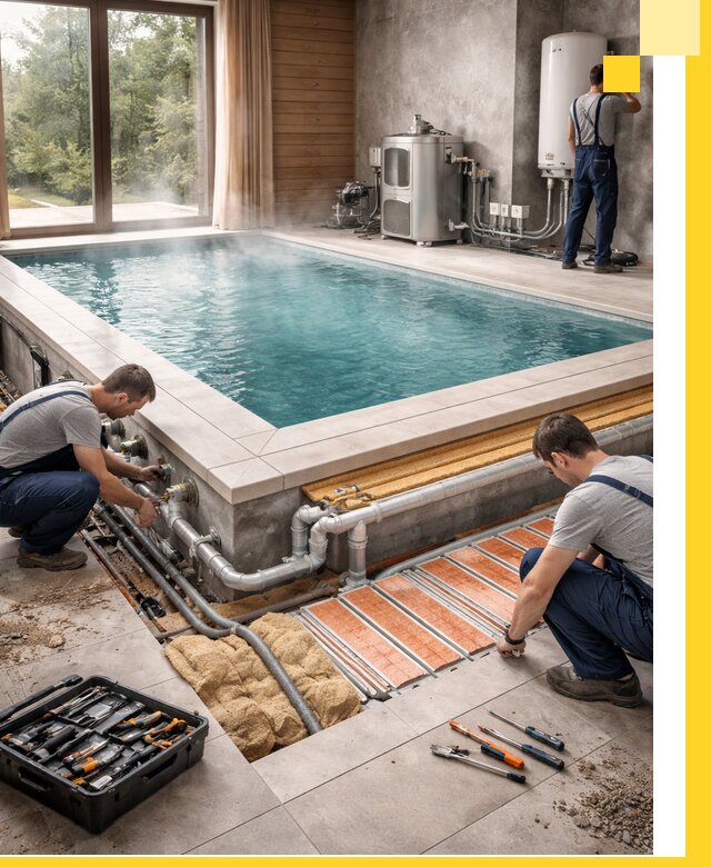 Проектирование и строительство тёплых бассейнов в Хабаровске