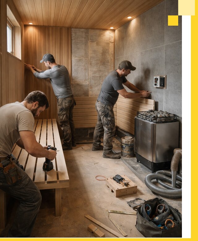 Сауны под ключ в Хабаровске, проектирование, строительство, отделка