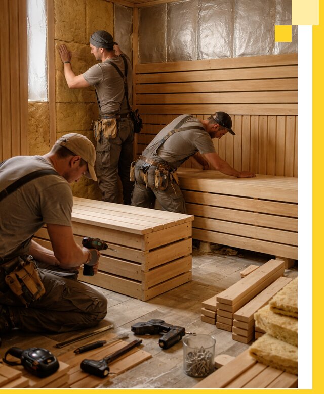 Профессиональное строительство саун под ключ в Хабаровске