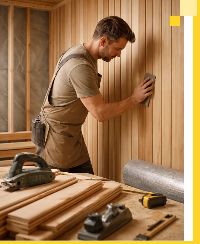 Профессиональная отделка саун и парных под ключ в Хабаровске