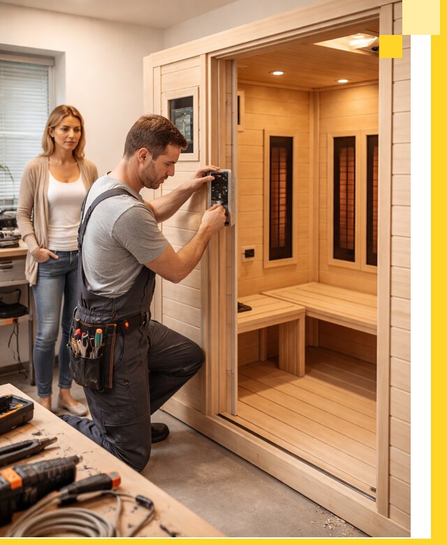 Инфракрасные сауны под ключ в Хабаровске продажа и установка