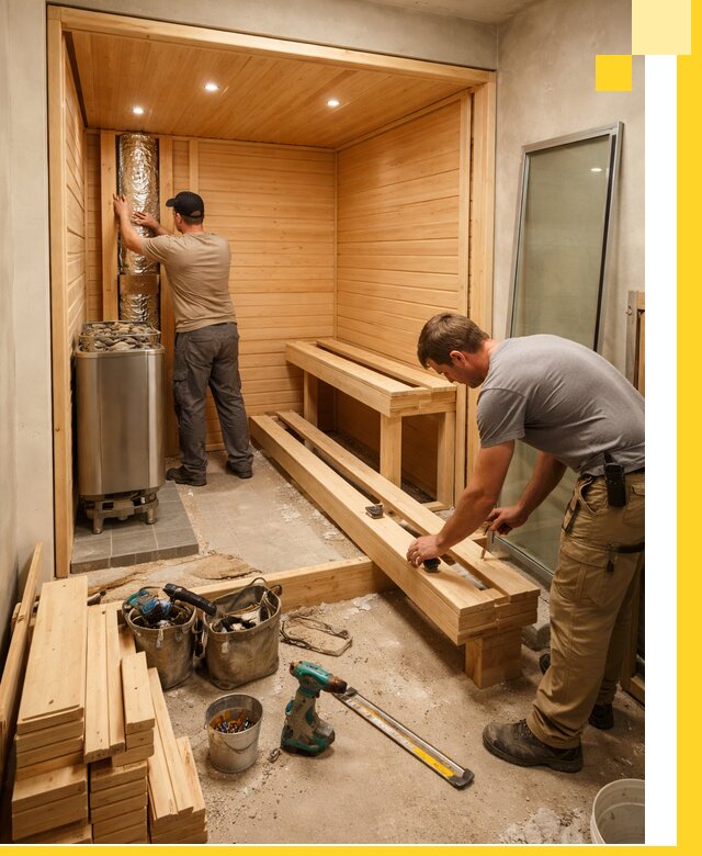 Проектирование и установка домашних саун под ключ в Хабаровске