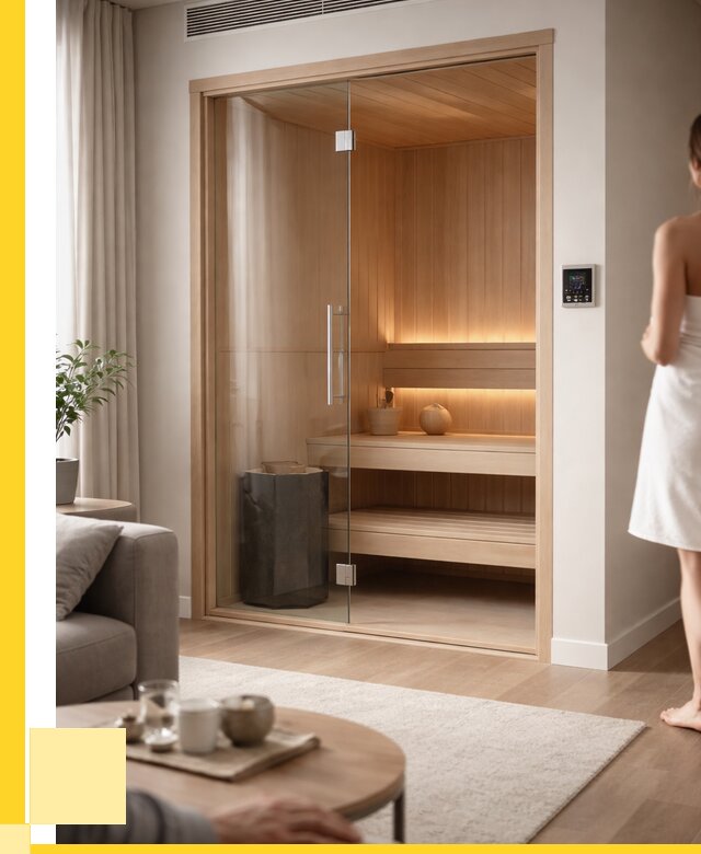 Сауна в квартире под ключ в Хабаровске от 123456 р. ЭриданХбр