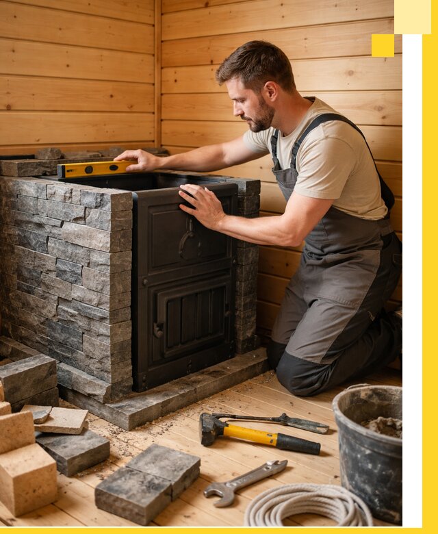 Производство и установка печей для саун под ключ в Хабаровске