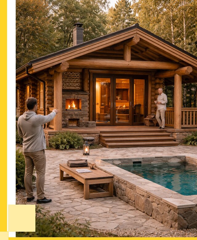 Проекты бань и хамам в Хабаровске от 25720 р. | ЭриданХбр