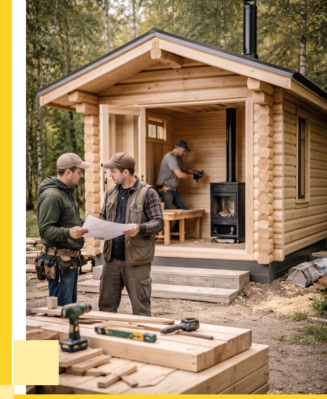 Монтаж бань под ключ в Хабаровске — от 205760 р. | ЭриданХбр