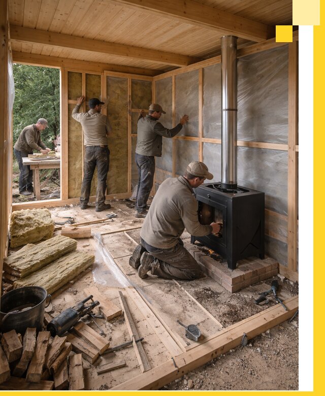 Профессиональный монтаж бань под ключ в Хабаровске для дома