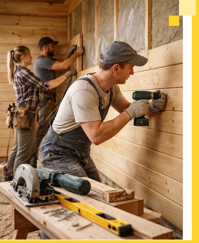 Обшивка бань под ключ в Хабаровске: отделка стен и потолков