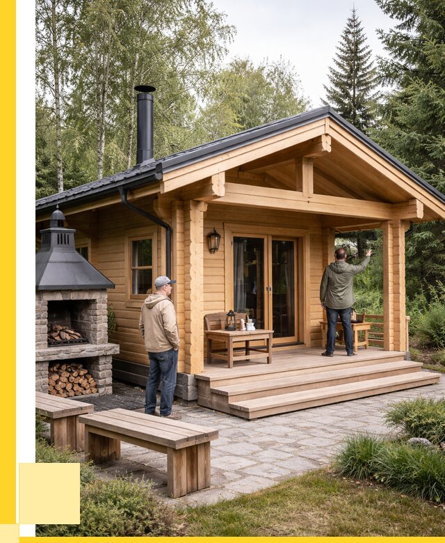 Деревянные бани под ключ в Хабаровске от 462960 р. | ЭриданХбр