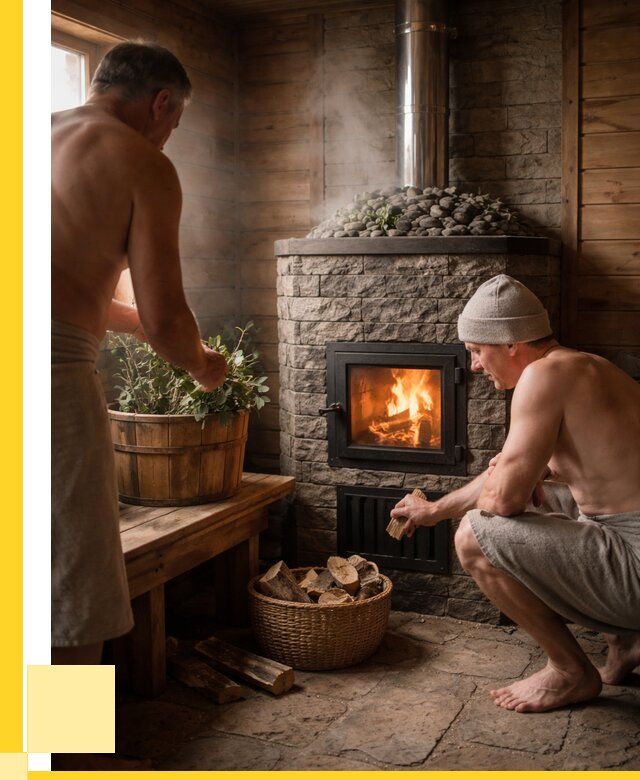 Банные печи под ключ в Хабаровске от 46296 р. | ЭриданХбр кирпичная