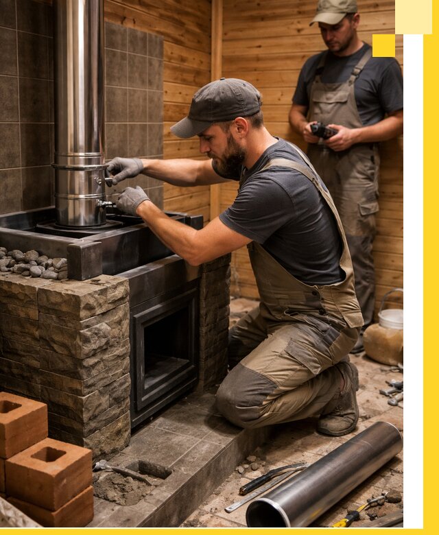 Изготовление и установка банных печей под ключ в Хабаровске